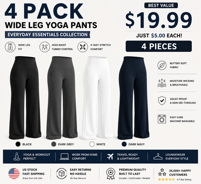 Women’s High-Waisted Wide-Leg Pants