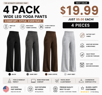 Women’s High-Waisted Wide-Leg Pants