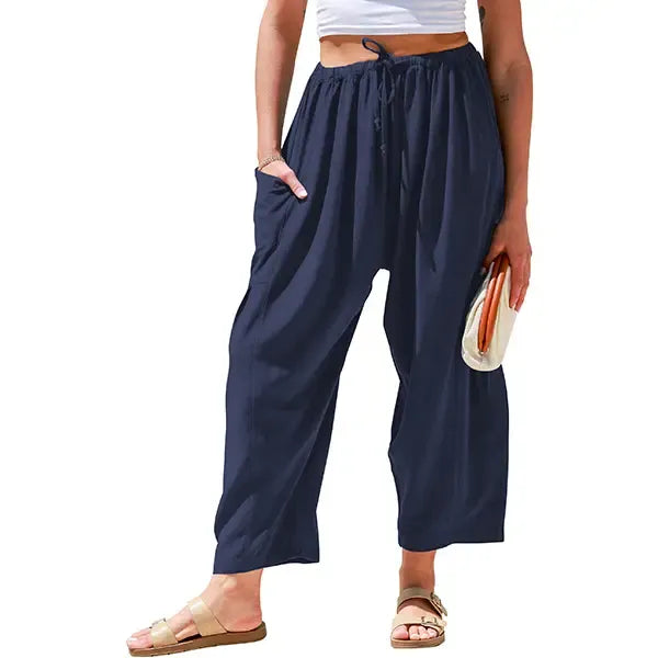 Effortless Linen Wide Leg Pants – Relaxed Fit, Flowy Comfort & Everyday Style